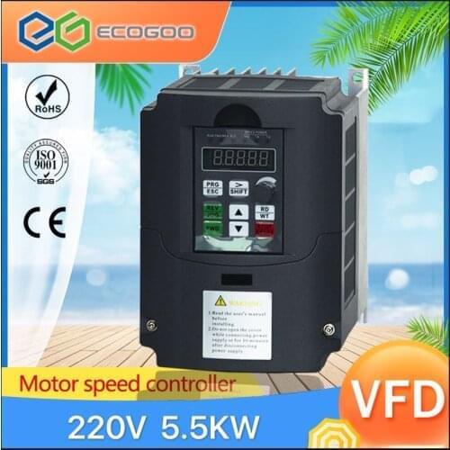 VFD 4KW 5.5kw Inverter XSY-AT1 Frequency Converter single phase 220v Input and 3-phases Output motor speed Controller