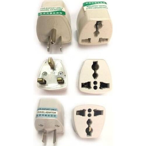 Lot 10pcs Universal Smart Plug to EU AU UK US AC Power Plug Adapter Adaptor Converter Outlet Home Travel Wall AC Power Charger