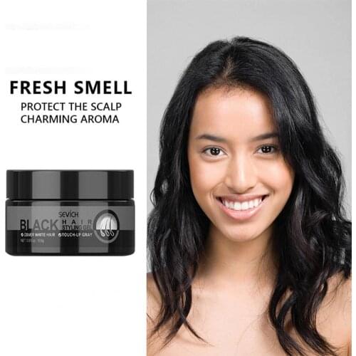 100g SEVICH Dying Cream Deep Repair Safe Gentle Black Hair Styling Gel for Salon Hair Wax Hair Styling Disposable Dying Cream