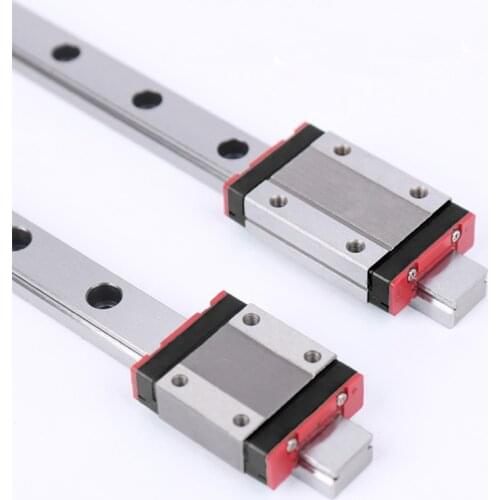 MGN7 MGN12 MGN15 MGN9 300 350 400 450 500 600 800mm Miniature Linear Rail Slide 1Pcs MGN9 Linear Guide+ 1Pcs MGN9H Carriage