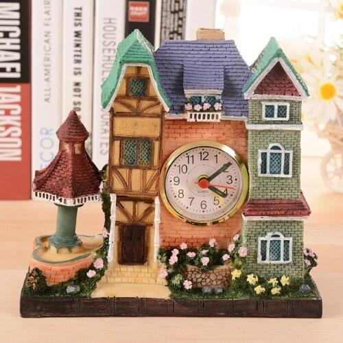 Cartoon House Alarm Clock Creativity House Clock For Child Birtherday Gift