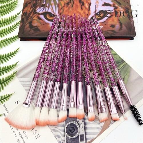 ZZDOG Professional Makeup Brushes Set Cosmetic Powder Foundation Eye Shadow Blush Highlight Blending Beauty Tool Kits New