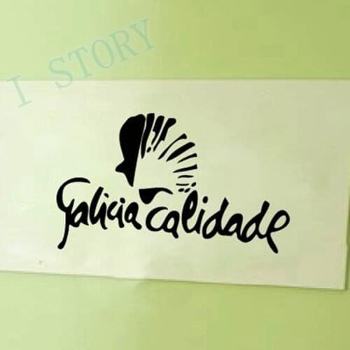 Galicia calidade concha Car Stickers In Spanish