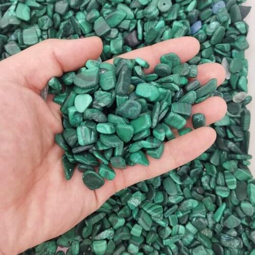 Natuurlijke Malachiet Grind Bulk Getrommelde Stenen Crystal Healing Reiki natuurlijke stenen en mineralen