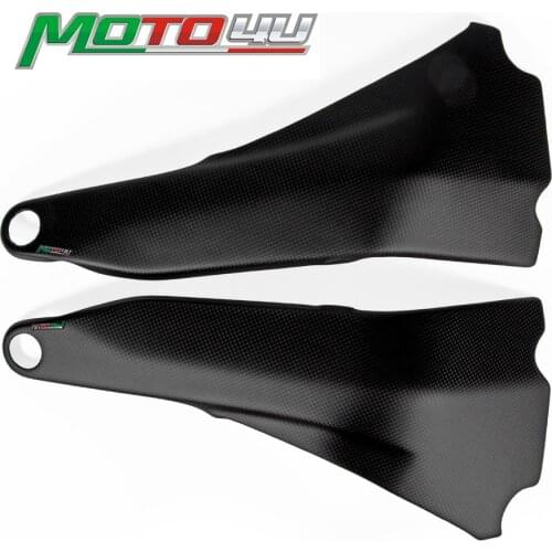 New Real Carbon Fiber Frame Covers Plain/ Twill Weave Matt Motorcycle Accessories For Ducati Panigale V4 / V4S 2018 2019