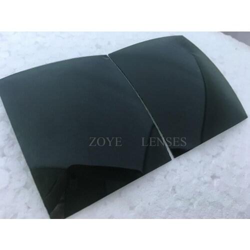 Polarized Lenses For Sunglasses TAC Polarized Lenses Median Green G15 UV400 Lenses 55*65mm 4 Base