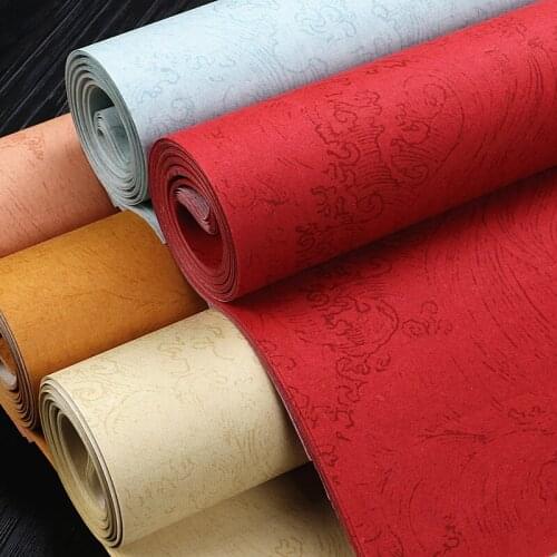 10 Sheets Retro Rice Paper Brush Writing Calligraphy Painting Creation Paper Half-Ripe Xuan Paper Small Regular Script Practice