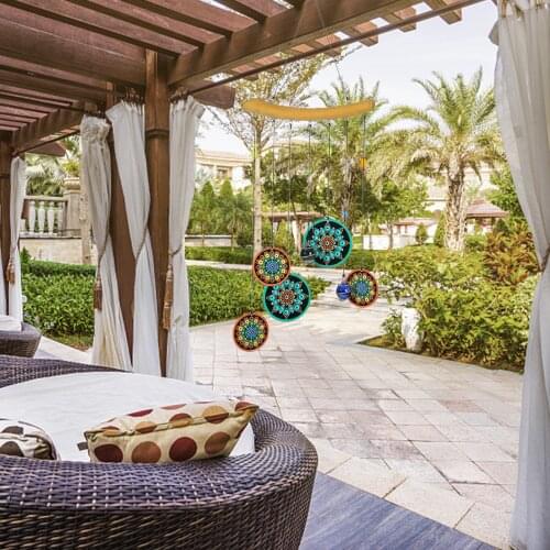 Garden Unique Metal Wind Chimes Tree Of Life Wind Chime Home Decor Ornament Hung On Trees Fences Terraced Gardens