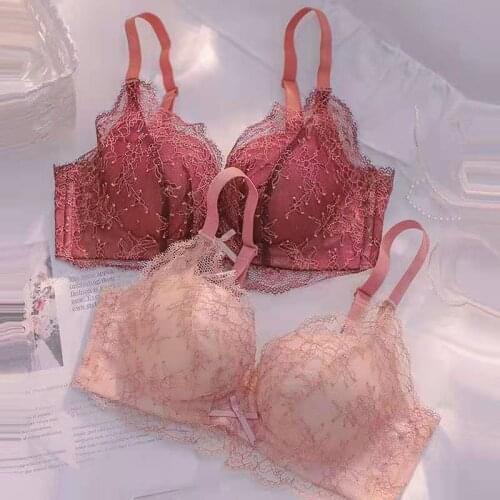 Flat breasted underwear women small breasts gather together fold up accessory breast prevent sagging adjustment sexy bra suit