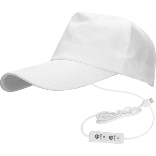 94pcs/108pcs Lamp Beads Hair Growth Hat Oil Control Hair Loss Treatment Therapy Instrument White Hat 630nm-660nm