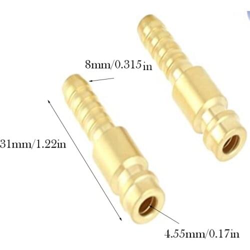 Welding water cooled plug for welding torch quick connector m6 and m8 fitting for mig tig welder torch