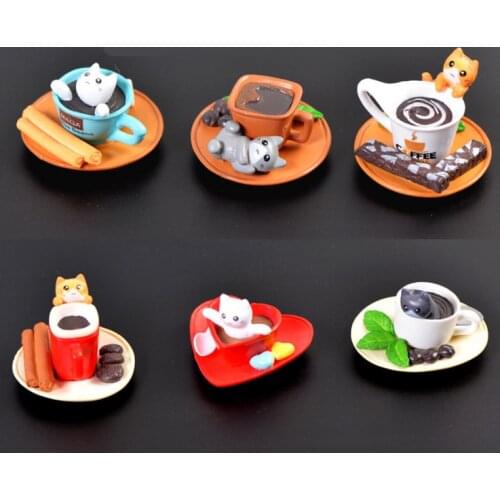 6 models Cute cat series Strong neodymium Fridge magnets for refrigerator Home decoration Magnet Post message strong magnet