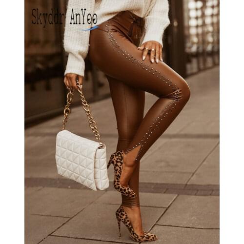 Женские узкие брюки SKyddr AnYoo China At AliExpress