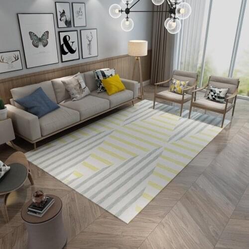 Modern High-end Nordic Carpet Gray and White Abstract Ink Living Room Bedroom Kitchen Bedside Carpet Children Playing Mats Tapis