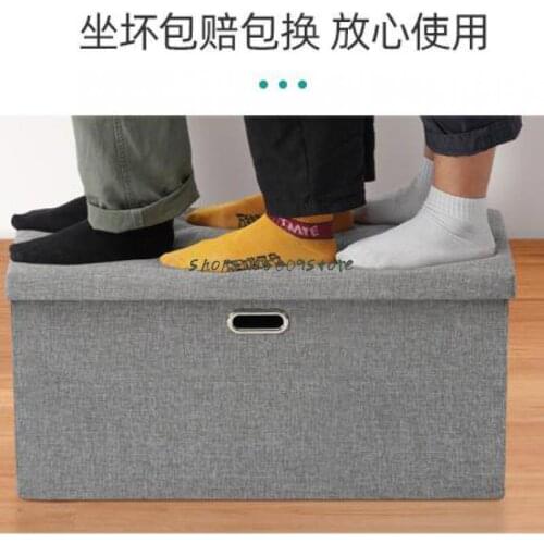Storage Stool Storage Stool Can Sit In Household Storage Box Shoe Changing Stool Fitting Room Adult Sofa Stool Rest Footstool