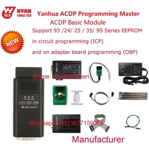 Yanhua Mini ACDP Programming Master Make BMW CAS FEM BDC Key Program Without Soldering Refresh key FRM Footwell Module