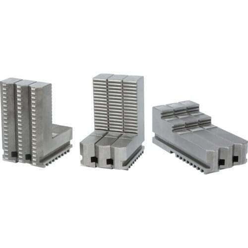 200, 250 chuck jaws, lengthened jaws, heightened positive jaws, reverse jaws, and lengthened reverse jaws