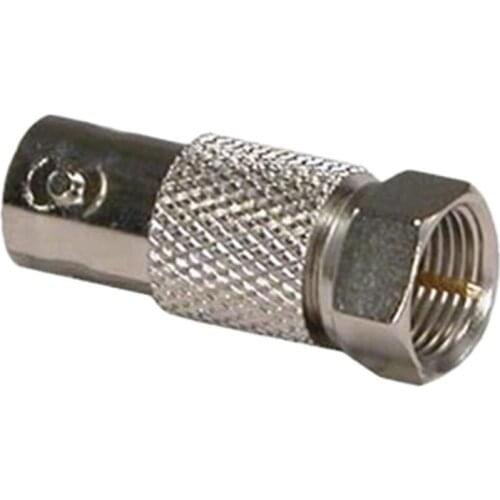 1pc F Male Plug to BNC Female Jack Connector Straight RF Adapter Q9 Thread TV Connector