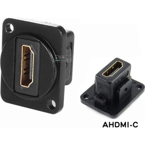 1Pcs jumper frame narrow 86 panel information box installation female-to-female socket D-type HDMI module ultra-short AHDMI-C