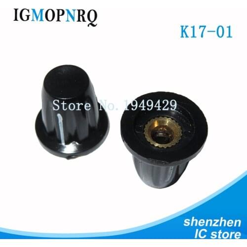 10pcs Bakelite potentiometer knob hole: 4MM for WH5 WXD3-13 K17-01 potentiometer