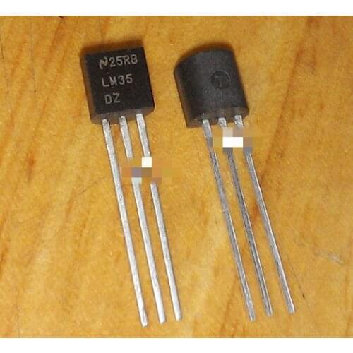 10PCS LM35DZ TO-92 LM35 Precision Centigrade Temperature Sensors New Good Quality