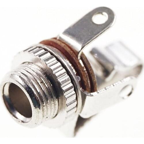 20pcs Screw Phone jack Female 3.5mm Mono Audio Female Jack Headphone Connector with switch closed circuit