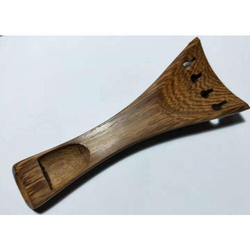 4 PCs Violin Tail Piece Wenge Wood Tailpiece 4/4 Violin Parts
