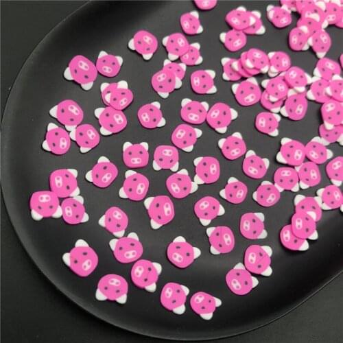 50g Pig Polymer Clay Slices Sprinkles for Kids Diy,Craft/Nail Art/Scrapbook Decoration,Filler Polymer Clay Embellishments