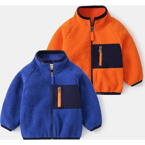Kids Clothes Boys Girls Jackets Children Thick Winter Infant Warm Polar Fleece Coat Boys Toddler Baby Coat for Kids Coat 2-6Y