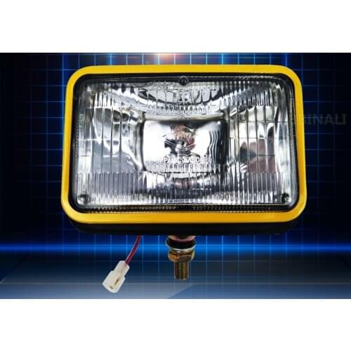 For CATERPILLAR CAT SANY SY PC Excavator LED Bulb Main boom headlight 12V24V iron case H4H3 wick boom light Excavator Accessory