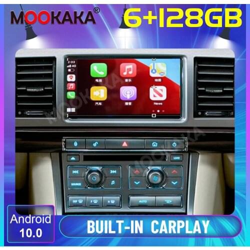 For Jaguar XF X250 250 2007~2015 Car Multimedia Android 10.0 Screen NAVI GPS Audio Accessories CarPlay Vehicle Radio Navigation