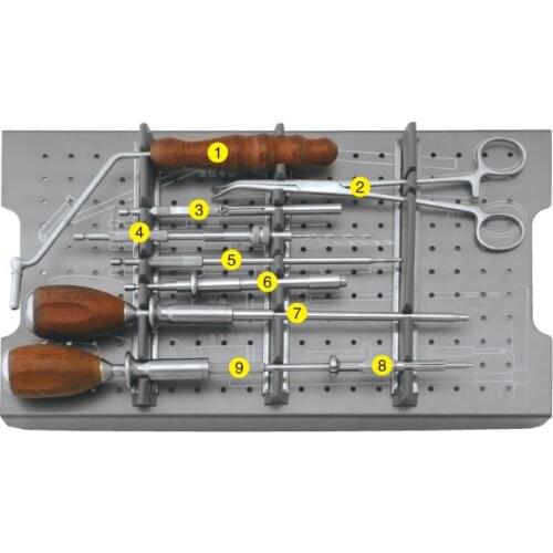 Operating Bone instruments: Cervical Vertebrae Titanium Plate Fixation Systerm Appliance Kit