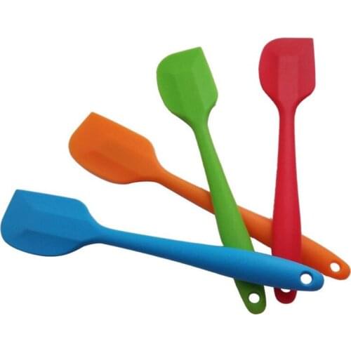 Kitchen Silicone Cream Butter Cake Spatula Mixing Batter Scraper Brush Butter Mixer Cake Brushes Baking Tool Kitchenware Spatula