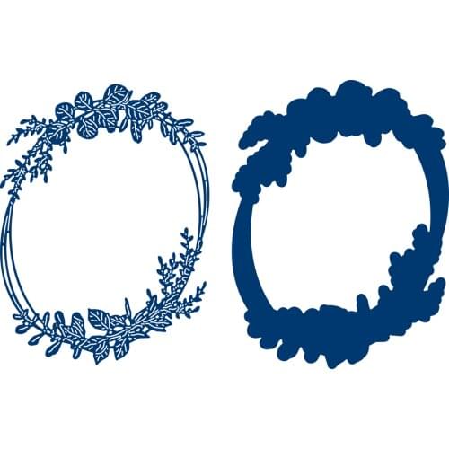 Wreath Metal cutting dies cut die mold card Scrapbook paper craft knife mould blade punch stencls