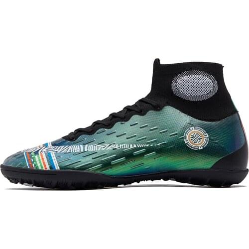 NEW 2020 Turf Indoor Men Women Soccer Shoes Kids Futsal Cleats Hard Court Training TF Football Boots Sport Sneakers Size 35-45