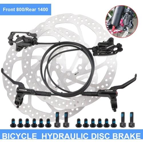 New Mountain Bike Hydraulic Disc Brake Front Rear 800/1400mm Cable Oil Disc Brake 160mm Disc Brake Rotor MTB Bicycle Accessories