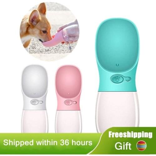 Pet Dog Water Bottle Portable Drinking water feeder for Dogs Outdoor Travel Water Bottle Dogs Water Bowl Pet Supplies