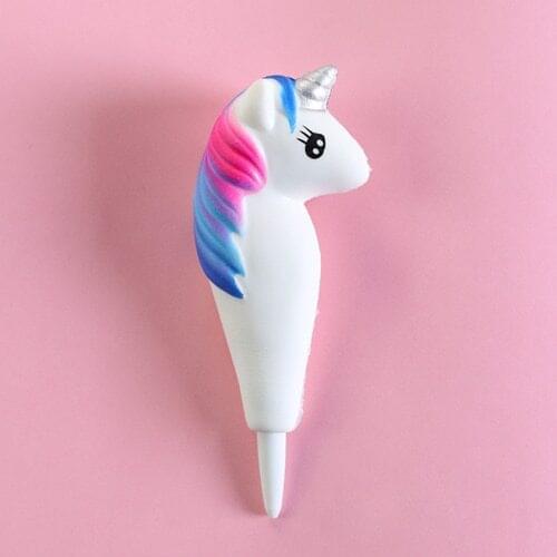 Creative Cartoon Slow Rising Pen Stress Relief fidget toys Cute fox Squishy Pen Children toys