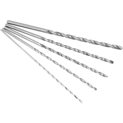 Spiral Drill Bit Extra Long High-speed Steel Straight Shank Twist Drill Bit Tool 2-5mm For Wood