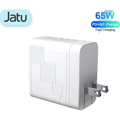 65 W GaN Quick Charger 4.0 3.0 Type C PD 3.0 USB Charger with QC 3.0 4.0 Portable Adapter For Laptops MacBook IPhone Samsung