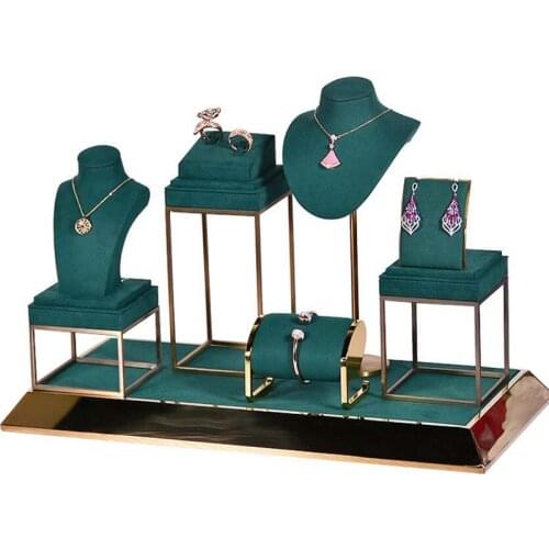 Metal Jewelry display props ring earrings shelf necklace watch jewelry display rack jewelry shop window display stands