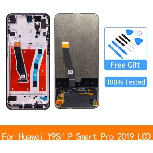 Original for Huawei P Smart Pro 2019/ Y9S LCD Display frame Touch Screen Digitizer Assembly LCD TouchScreen Repair Spare Parts