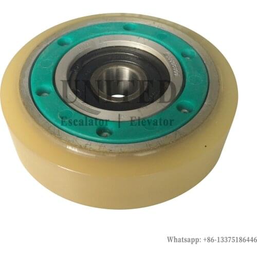 10pcs Escalator Step Chain Roller S650C800 OD108mm W31mm Bearing 5204-2RS