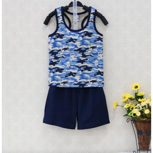 2021 New Little Q Children Pure 100% Cotton Sleeveless tank tops+underwear 2 pcs/set Clothing Set O Neck Shirts clothes outfits