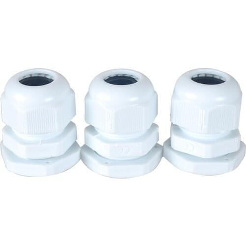 50pcs M36 x1.5 Cable Gland Connector IP68 Waterproof Nylon Plastic PA Wire Cable Joint Glands for 18-25mm