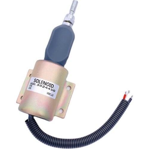 Excavator engine parts 12V shut down solenoid 3924450 stop solenoid