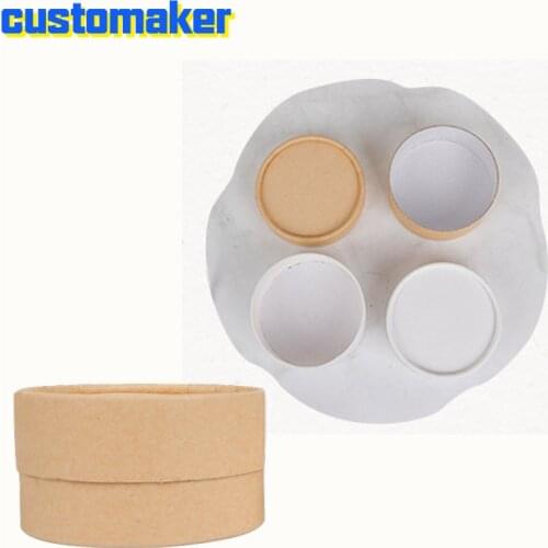 50pcs ECO Food grade environmental protection kraft canister tea canister tea packaging canister cylinder paper tea package