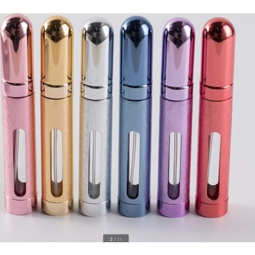 12ML Portable Travel Refillable Perfume Atomizer Bottle Scent Pump Spray Empty Cosmetic Containers For Travel Beauty Accessories