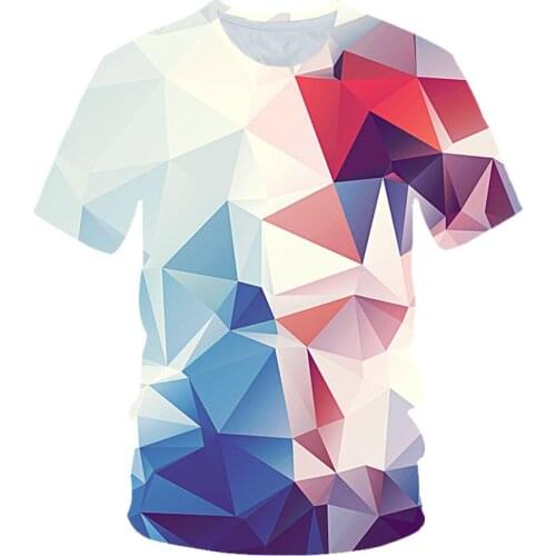 Women Men Summer New Design Tshirt Colorful Vortex 3D Printing T-Shirt Boys Girl Fashion Harajuku Hip Hop Birthday Party Clothes