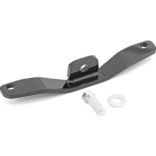 Motorcycle Headlight Bracket For 2018-UP Harley Softail Fat Bob FXFB Gloss Black Bottom Round Headlight Conversion Light Bracket